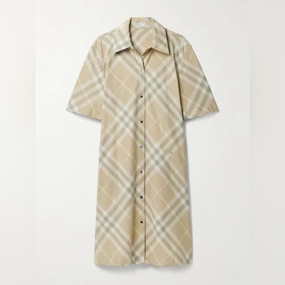 Burberry Cie Cotton Check Dress NWT - Picture 1 of 6